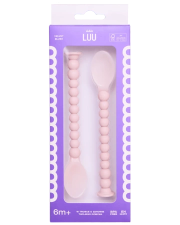 LUU Kids - Zestaw Łyżek do Karmienia - Velvet Blush