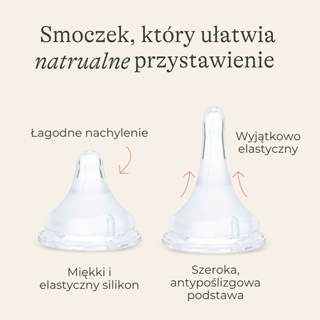 Lansinoh - Feeding Bottle 240ml - Butelka do karmienia 240ml + smoczek NaturalWave