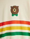 Mini Rodini Bluza w paski Bear