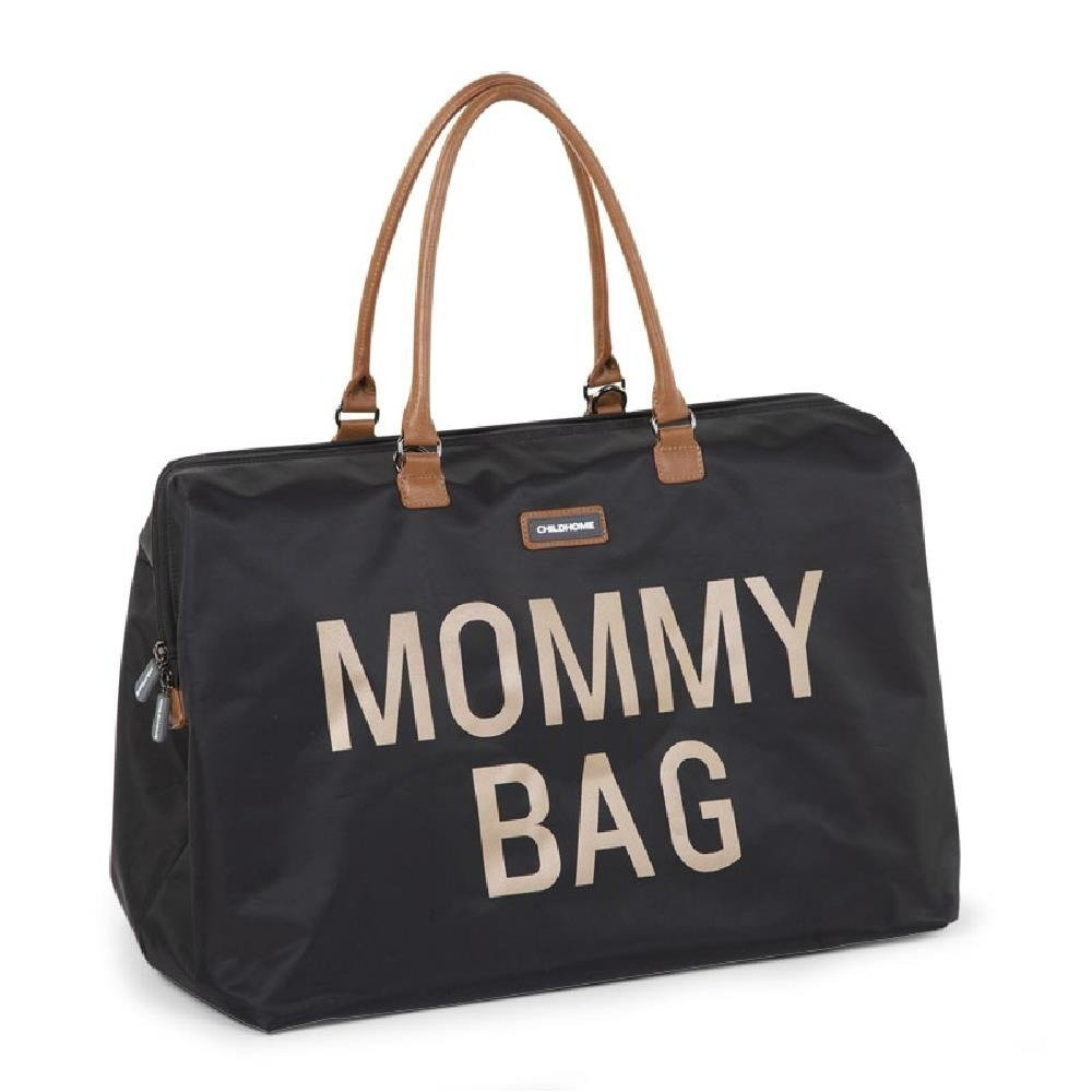 Childhome - Torba Mommy Bag - Czarno Złota