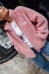 Meggstore - Kurtka damska Bomber Jacket - Pink
