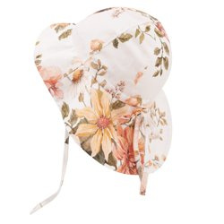 Samiboo - Kapelusz bambusowy plażowy - Vintage Bloom