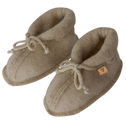 Zaffiro - Buciki dziecięce wełna premium - Brown