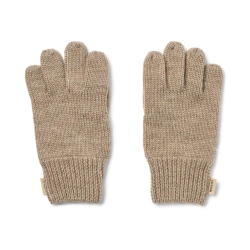 Wheat - Rękawiczki z palcami Bobbe - Grey camel melange