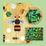 Tiger Tribe Zestaw Artystyczny z Folią - Radosne Robaczki