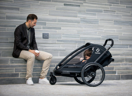 Hamax - Przyczepka rowerowa BREEZE ONE - Black