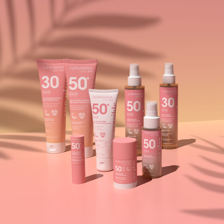 Alphanova Daily Sun, Glow, sztyft z filtrem SPF50, 17 ml