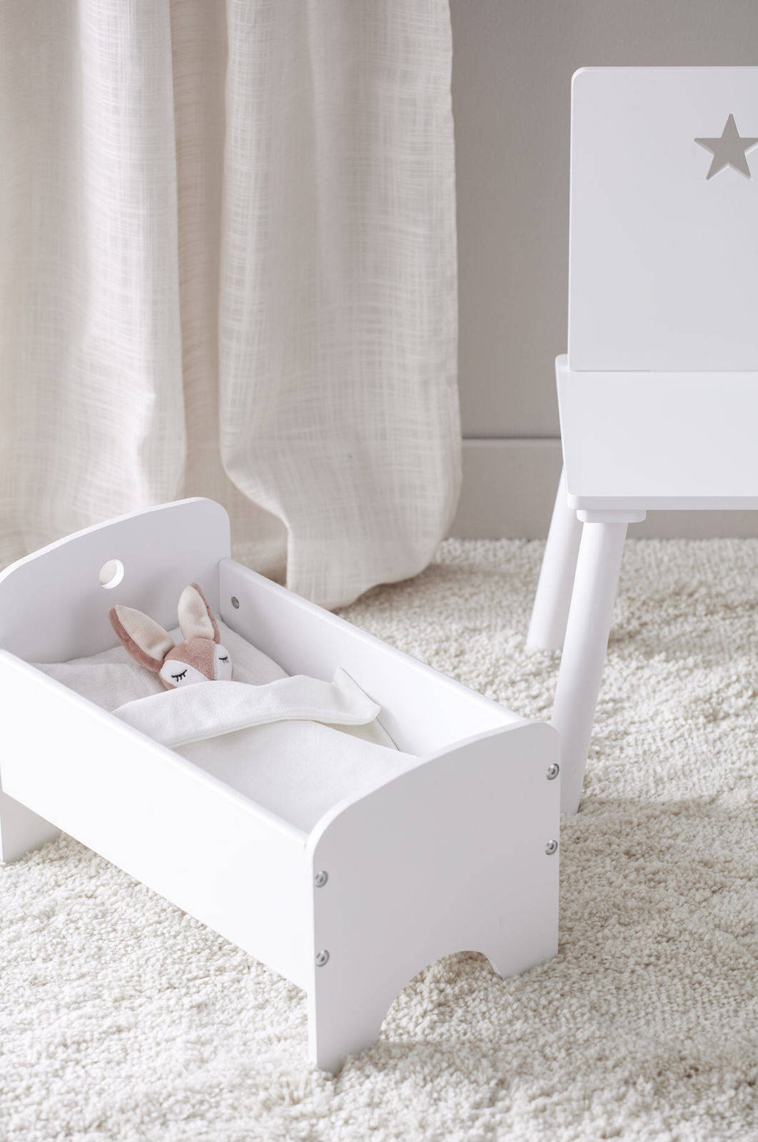 Kids Concept Łóżeczko dla Lalek White