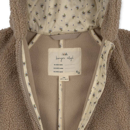 Konges Sløjd - Kombinezon Grizz Teddy - Oxford tan