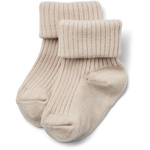 Wheat 2-pak skarpetek wełnianych w prążki Ziggy - Navy