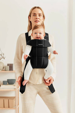 BABYBJORN MINI Woven – nosidełko, Czarny