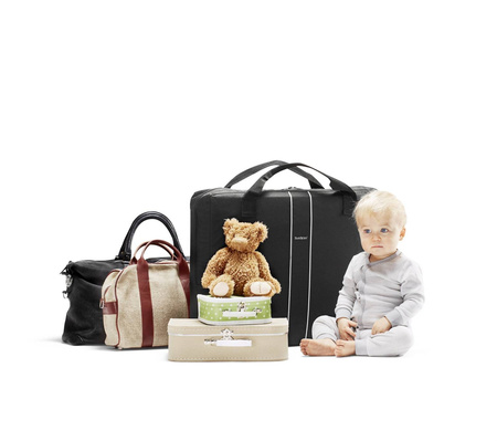 BABYBJORN - łóżeczko turystyczne LIGHT - ciemnozielony + prześcieradło 