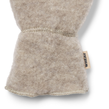 Wheat - Rękawiczki z wełny merino Jay - Khaki melange