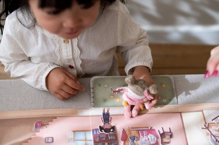 Little Dutch Naklejki wielokrotnego użytku Rosa & Friends