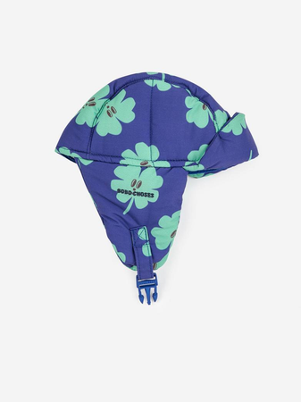 Bobo Choses Chapka z pikowanej tkaniny Lucky Clover