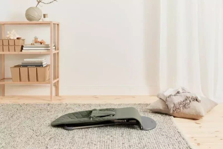 BABYBJORN - leżaczek BLISS Woven -Ciemnozielony