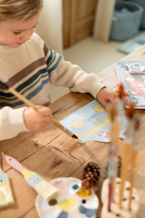 Little Dutch Kreatywny zeszyt z nożyczkami Jim & Friends