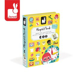 Janod - Magnetibook Magnetyczna Układanka - Uczę Się Zegarka