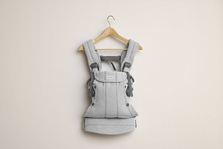 BABYBJORN - nosidełko Harmony, Woven Jasny szary melanż