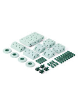 Miętowy || Ocean Mint / Forest Green || Piaskowoszary