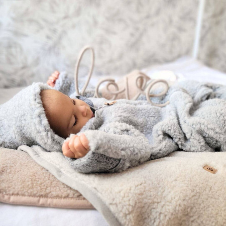 Zaffiro - Koc wełniany Nevada 75x100cm Beige