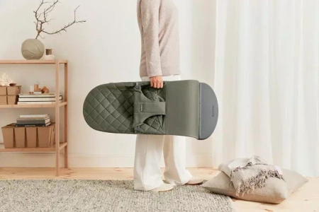 BABYBJORN - leżaczek BLISS Woven -Ciemnozielony