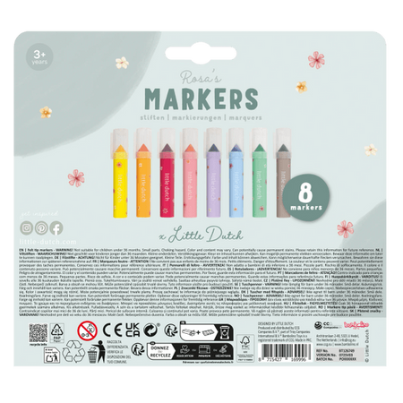 Little Dutch grube markery Rosa & Friends