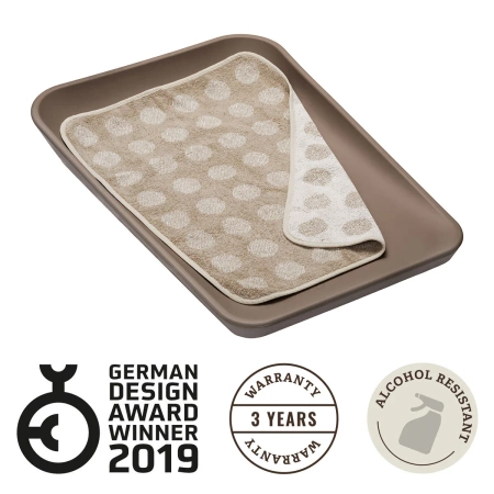 LEANDER - mata do przewijania MATTY™, Mocca