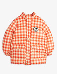 Mini Rodini Kurtka puchowa Ritzratz patch gingham