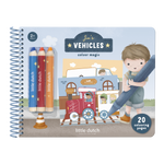 Little Dutch Kreatywny zeszyt z kredkami Jim & Friends