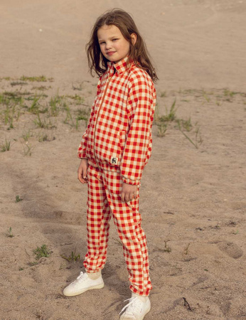 Mini Rodini Bluza polarowa w kratę Gingham