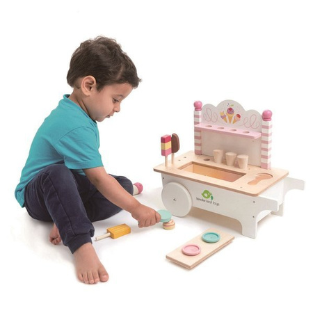 Drewniany sklepik z lodami na magnesy, Tender Leaf Toys