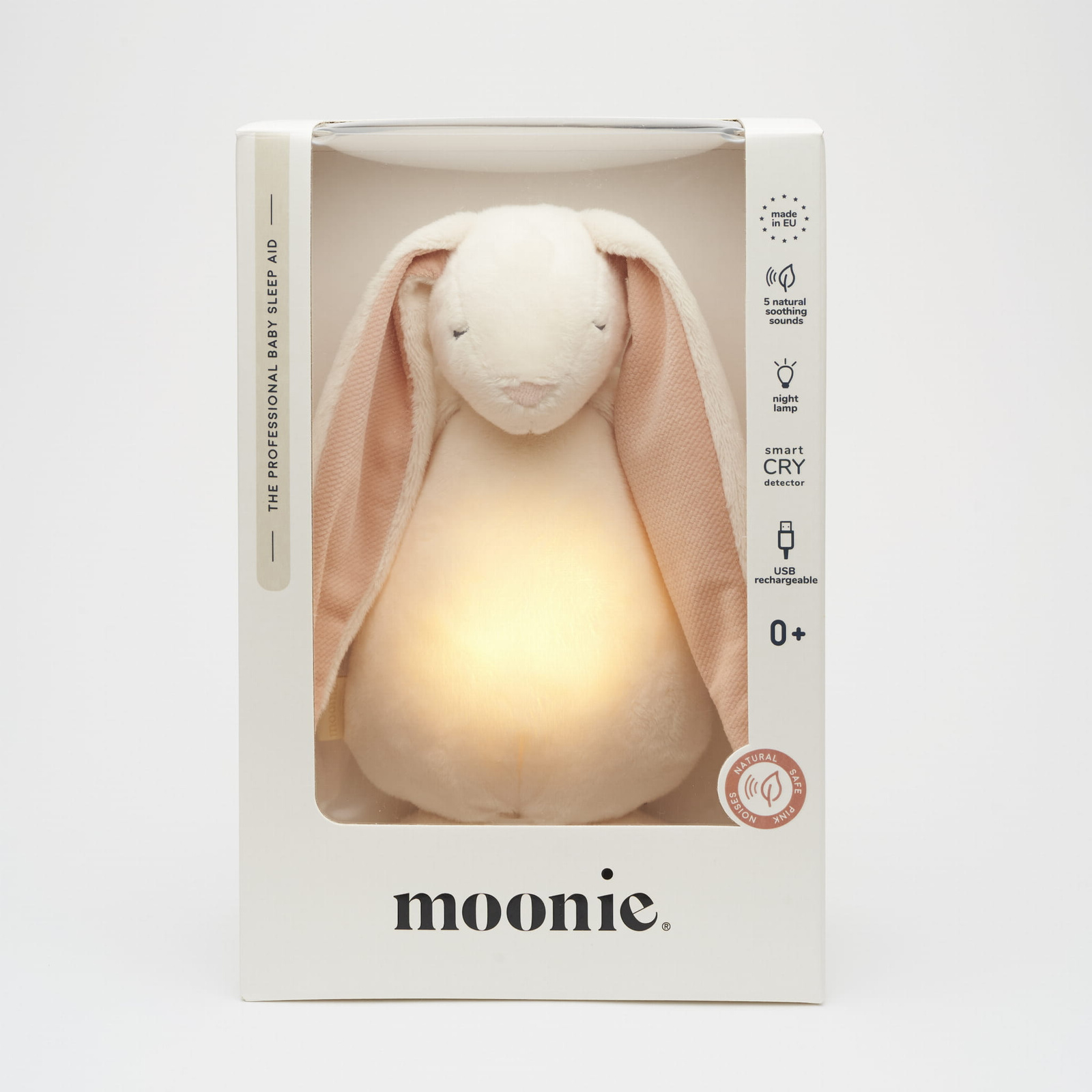 MOONIE 2.0 Szumiący Królik z Lampką - Powder