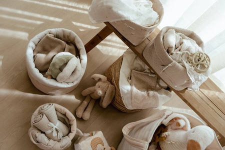 Little Dutch Otulacze muślinowe 70 x 70 cm (2 szt.) Pure Soft Beige