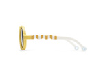 OLIVIO & CO - Okulary przeciwsłoneczne z polaryzacją Round 1-3 lata - Vacation Yellow