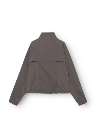 Rethinkit - Kurtka sportowa oversize Kia - Dark brown