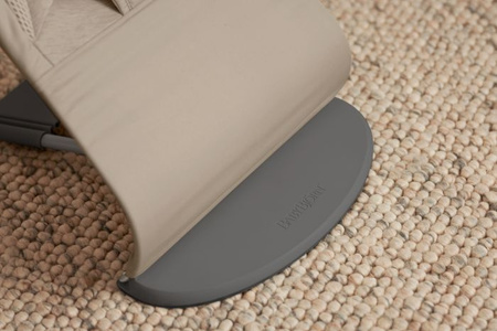 BABYBJORN - leżaczek BALANCE SOFT WOVEN/JERSEY Tri Fabric, Piaskowoszary