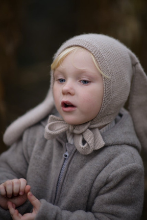 Merinowca - Kurtka z wełny merino Dark beige