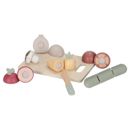 Little Dutch Deska do krojenia z warzywami FSC