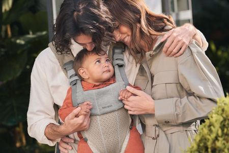BABYBJORN - nosidełko Harmony 3D Mesh, Szary Beż