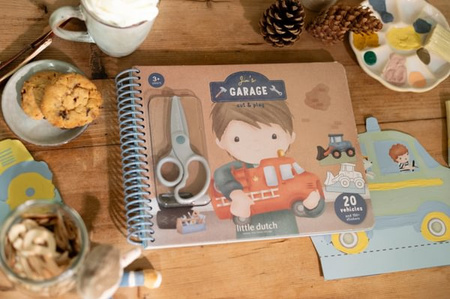 Little Dutch Kreatywny zeszyt z nożyczkami Jim & Friends