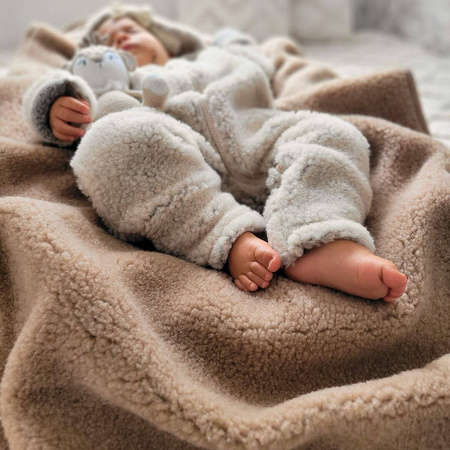 Zaffiro - Koc wełniany Nevada 75x100cm Brown