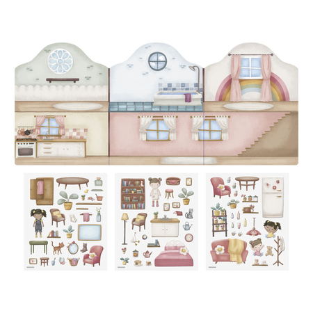 Little Dutch Naklejki wielokrotnego użytku Rosa & Friends