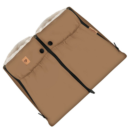 Zaffiro - Mufka do wózka Aspen - toffee