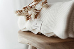 My Memi - Bambusowy kocyk Fir 80x100 - Light beige