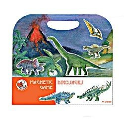 Egmont Toys - Układanka, gra magnetyczna - Dinozaury