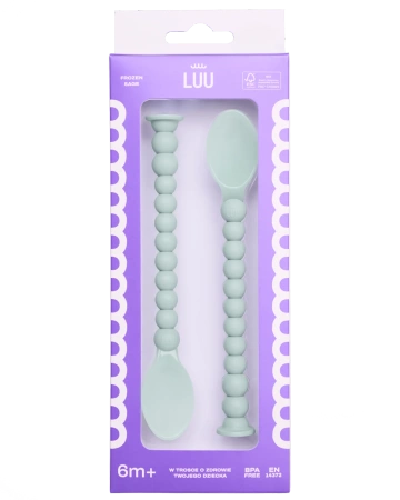 LUU Kids - Zestaw Łyżek do Karmienia - Frozen Sage