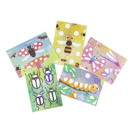 Tiger Tribe Zestaw Artystyczny z Folią - Radosne Robaczki