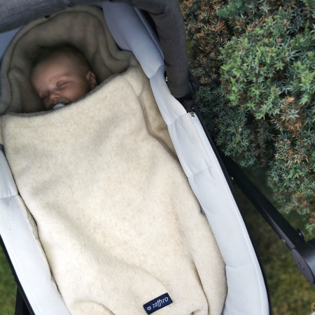 Zaffiro - Śpiworek Mini 0-18 miesięcy Wełna premium - Beżowy