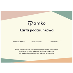 Voucher podarunkowy AMKO